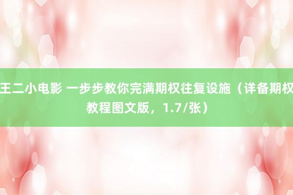王二小电影 一步步教你完满期权往复设施（详备期权教程图文版，1.7/张）