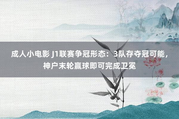成人小电影 J1联赛争冠形态：3队存夺冠可能，神户末轮赢球即可完成卫冕