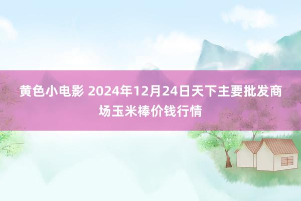黄色小电影 2024年12月24日天下主要批发商场玉米棒价钱行情