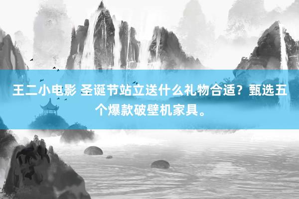 王二小电影 圣诞节站立送什么礼物合适？甄选五个爆款破壁机家具。