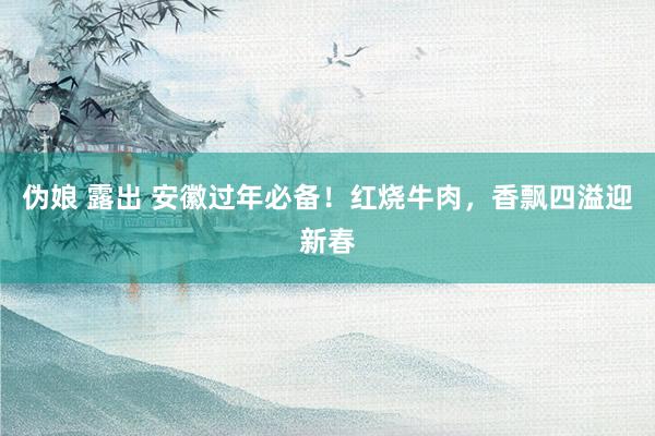 伪娘 露出 安徽过年必备！红烧牛肉，香飘四溢迎新春