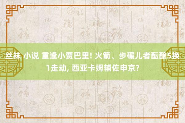 丝袜 小说 重逢小贾巴里! 火箭、步碾儿者酝酿5换1走动, 西亚卡姆辅佐申京?