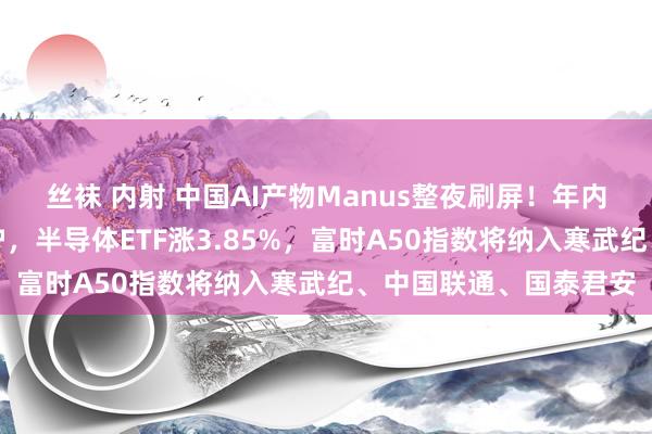丝袜 内射 中国AI产物Manus整夜刷屏！年内首份算力芯片年报出炉，半导体ETF涨3.85%，富时A50指数将纳入寒武纪、中国联通、国泰君安