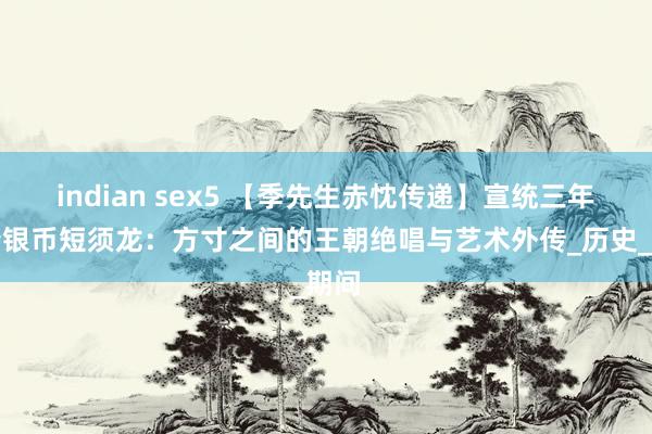 indian sex5 【季先生赤忱传递】宣统三年大清银币短须龙：方寸之间的王朝绝唱与艺术外传_历史_期间