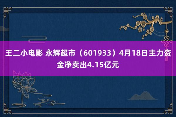 王二小电影 永辉超市（601933）4月18日主力资金净卖出4.15亿元